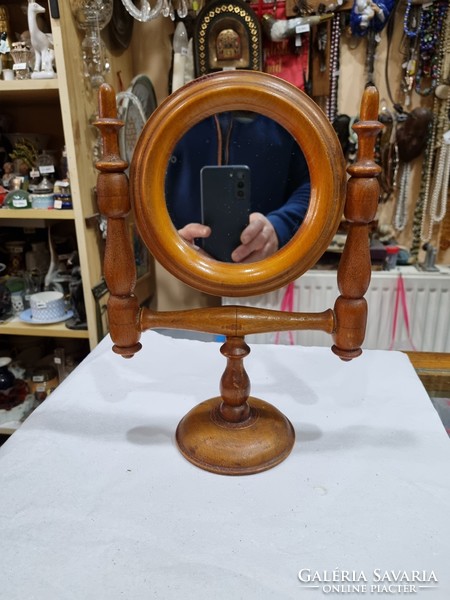 Old table mirror
