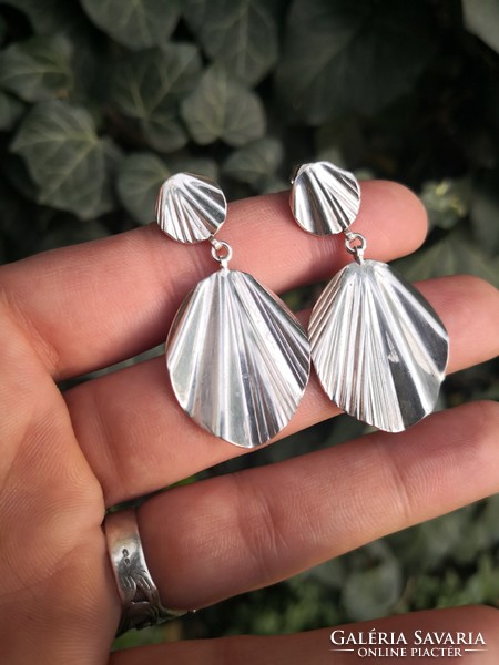 Beautiful, fluttering silver earrings
