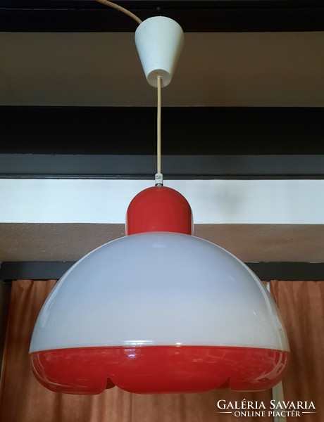 Vintage plastic hanging lamp, chandelier