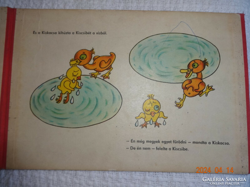 Two old, antique hardback Sutyeyev storybooks together: the three kittens + the imitation chick