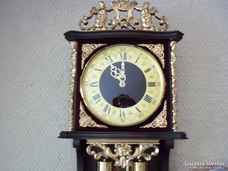 Antique Flemish pendulum clock wall clock