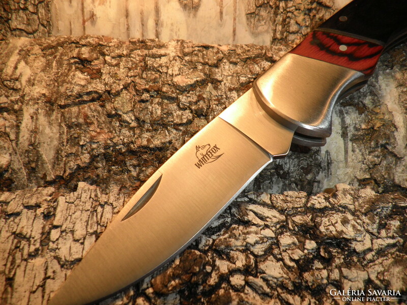 Whitefox back lock, hunting knife. An impressive piece. From collection.
