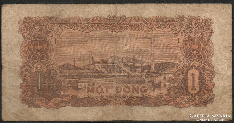 D - 194 -  Külföldi bankjegyek: Vietnám 1976  1 dong