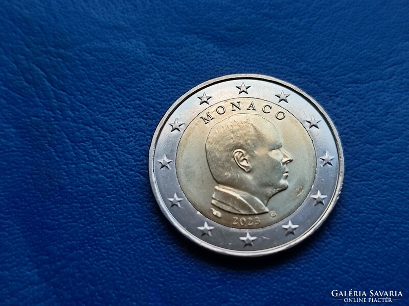 Monaco 2 euro 2023 Prince Albert! Rare! Bimetal! Ouch!