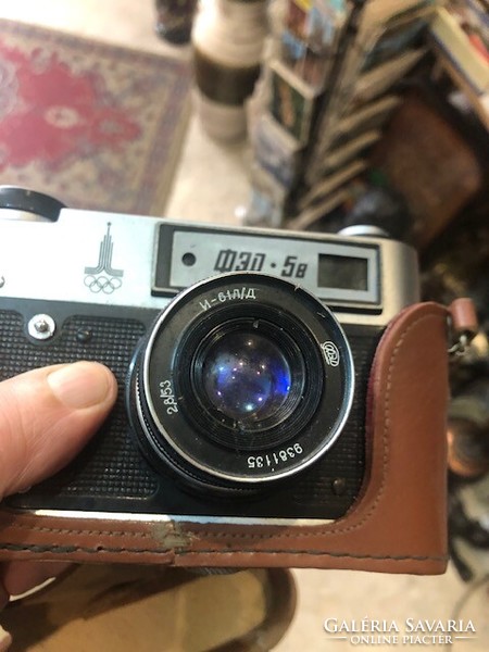 Fed 5 B szovjet fényképezőgép, működő állapotban, gyűjtőknek.Olimpiai kiadás
