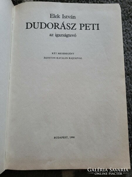 István Elek: peti dudorász is the one who does justice