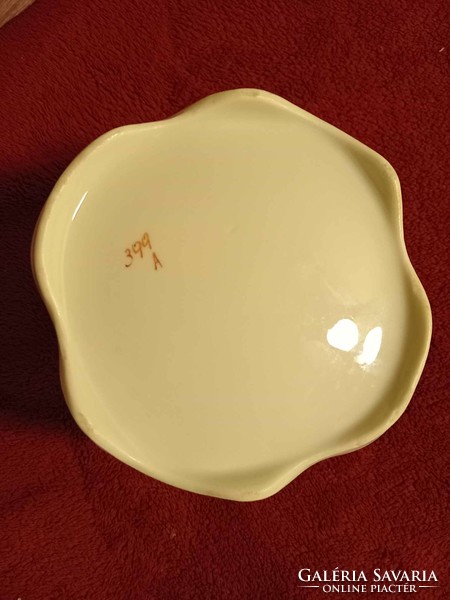 Old porcelain, forget-me-not sugar bowl