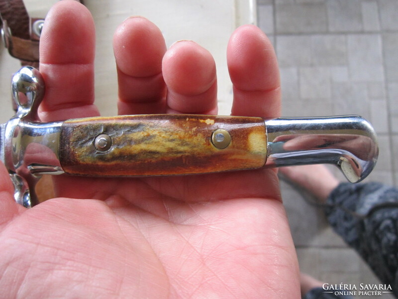 Chifa Vintage vadász kés vadásztőr bőr tokkal