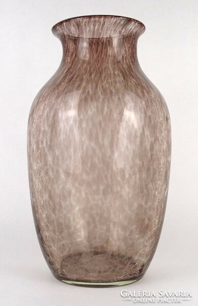 1N940 large framed glass vase 28.5 Cm