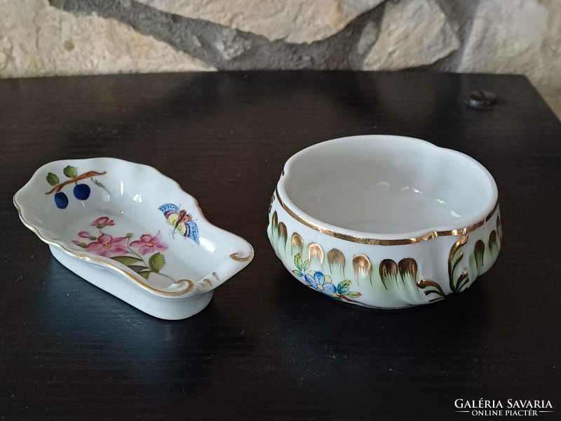 Herendi porcelánok 2 db