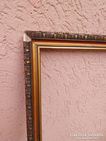 Gilded, old wooden photo frames /3 pcs/