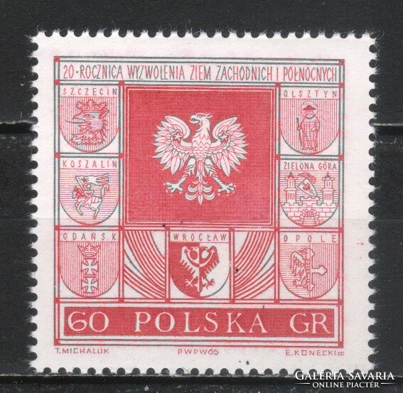 Postatiszta Lengyel 0101 Mi 1583       0,30 Euró