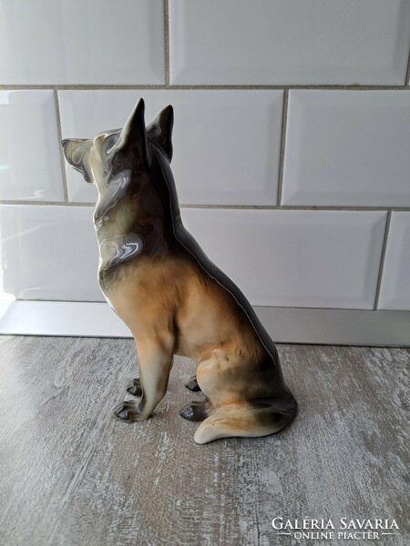 German Shepherd porcelain dog