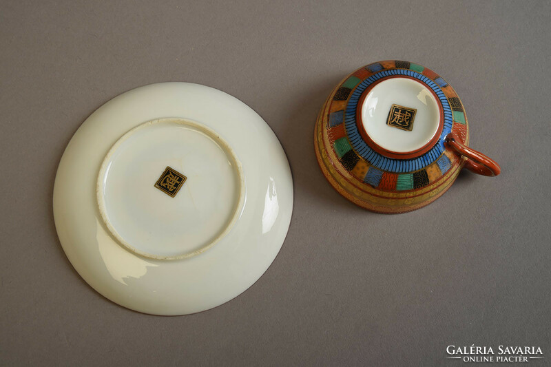 Thousand faces 6-piece porcelain tea set + small plate, xx. First half of No