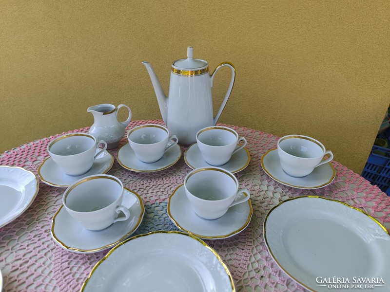 Kahla porcelain coffee set with 6 cookie plates for sale!