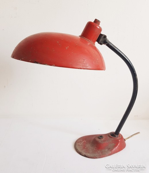 Old industrial workshop table metal lamp