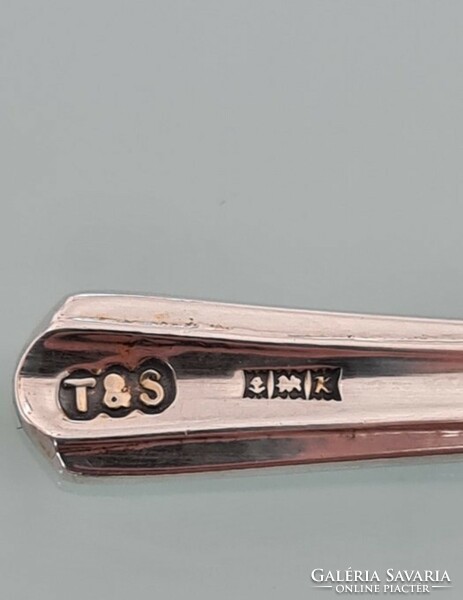 Hat kanálból álló készlet-925 ezüst - Turner &Simpson Birmingham Anglia 1959