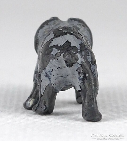 1Q100 antique mini tin elephant 1.7 X 3.9 Cm