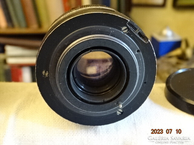Old camera lens pentacon auto 2.8/100