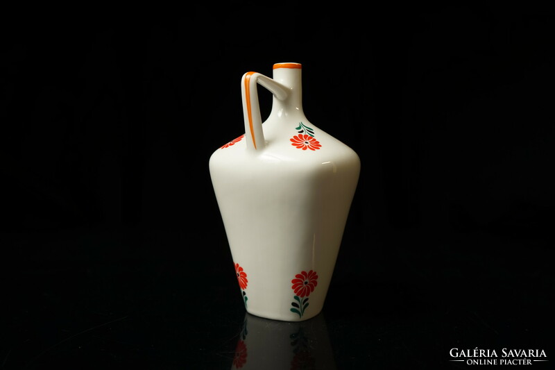 Old Hólloháza porcelain vase / jug / retro old