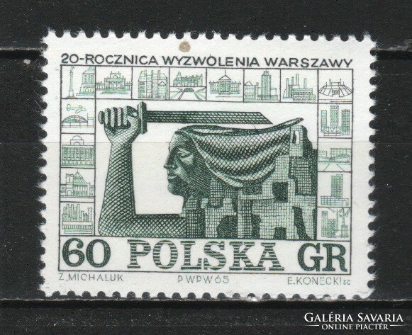 Postatiszta Lengyel 0079 Mi 1561      0,30 Euró