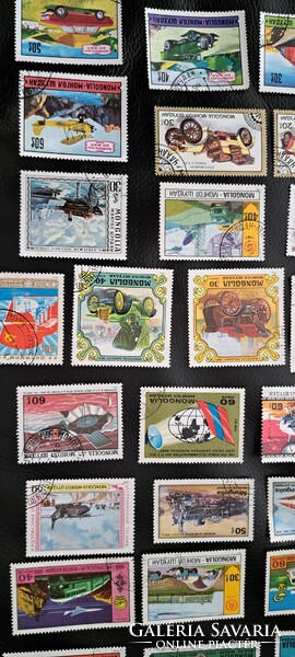 Mongolia traffic stamps stamped 3. B/1/11