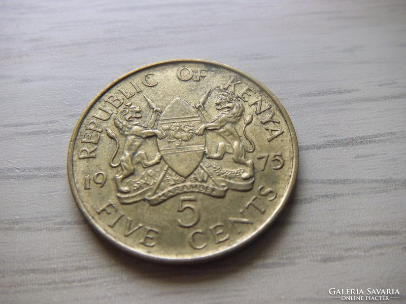 5 Cents 1975 Kenya