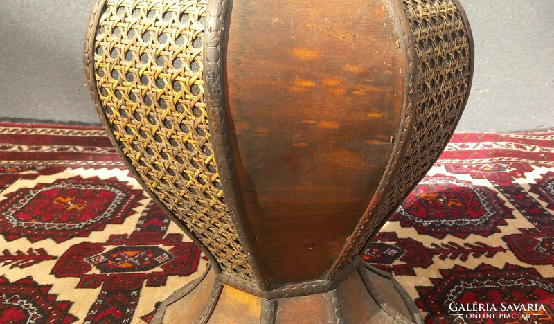 Huge Indonesian bamboo floor vase negotiable