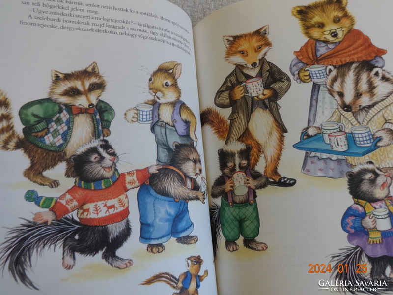 Ted Bailey: Badgers' Ball of Feathers - old storybook with great illustrations (1992)