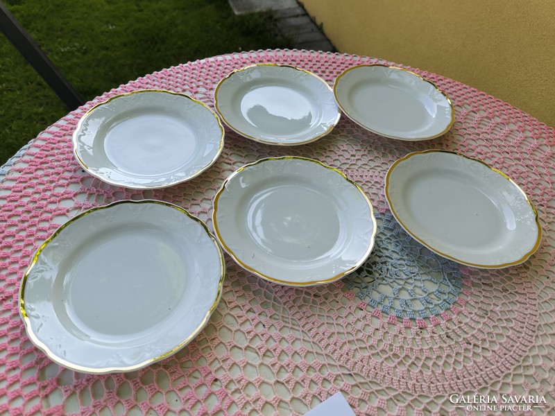 Royal porcelain 6 cake plates for sale!