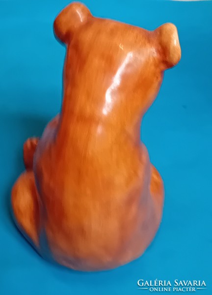 Large ceramic bear teddy from Bodrogkeresztúr