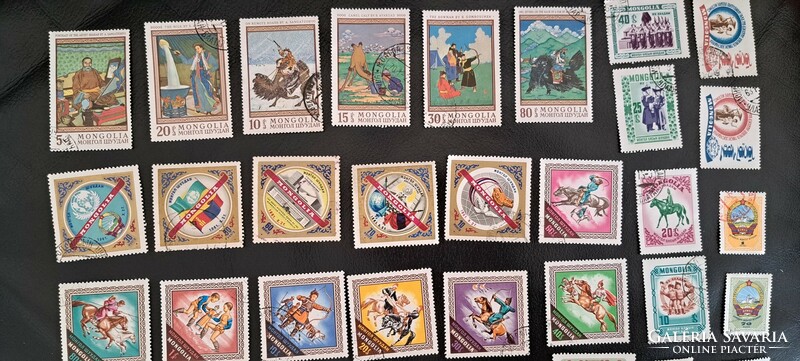 Mongolia equestrian nation, traditions, etc. stamps package sealed 2.