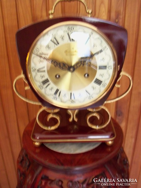 Antique Pevanda pendulum clock with postman