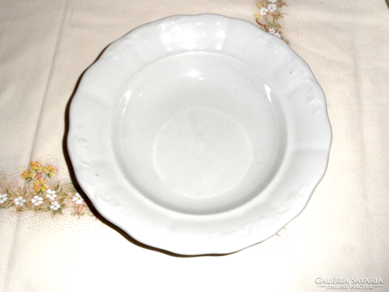 Old Zsolnay porcelain deep plate