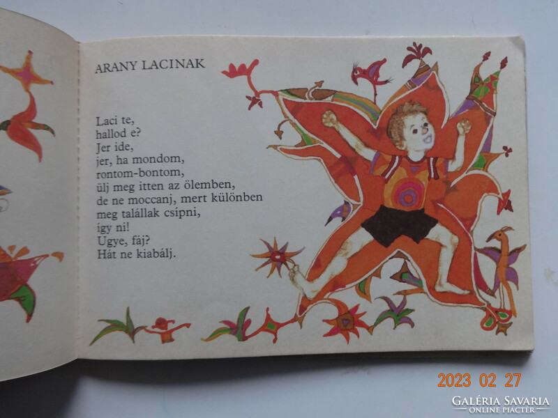 Two beautiful little books of poetry for children together: Sándor Petőfi: arany lacinak + armány-adta péterkeje