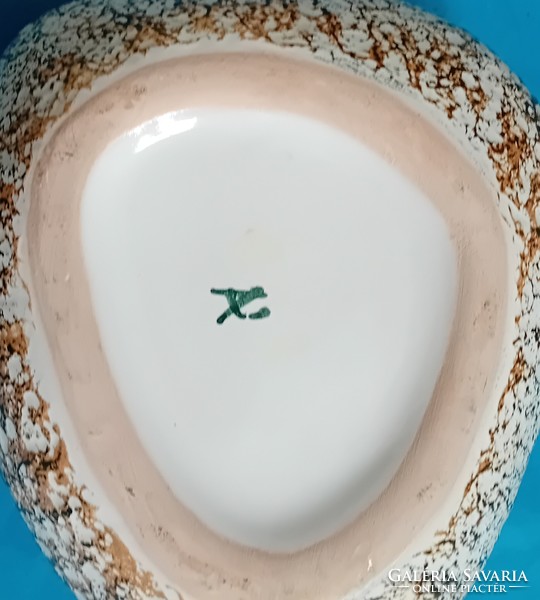 Glazed ceramic vase ikebana