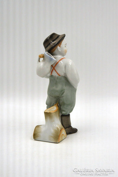 Little boy from Herend, porcelain statue, xx.No.