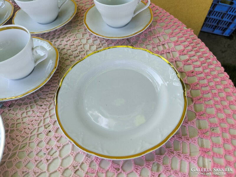 Kahla porcelain coffee set with 6 cookie plates for sale!