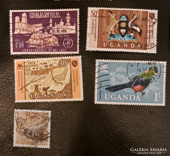 Uganda mixed stamps 15.