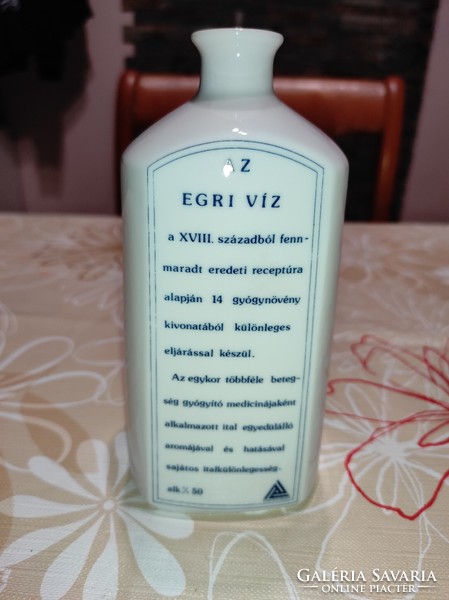 Eger water porcelain bottle