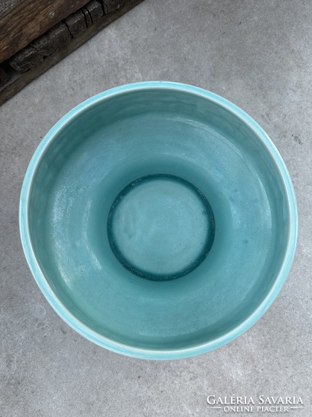 Zsolnay base glaze bowl - istván kovács
