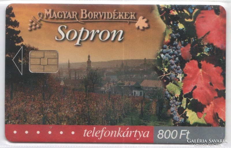 Hungarian phone card 1166 2002 Sopron Orga 30,000 Pcs
