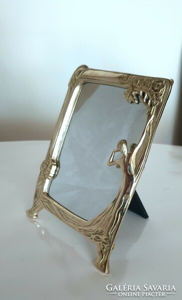 Art Nouveau picture frame and mirror in beautiful condition