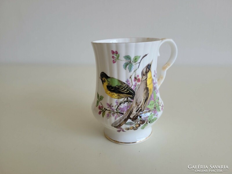 Old royal windsor mug bird pattern porcelain tea cup