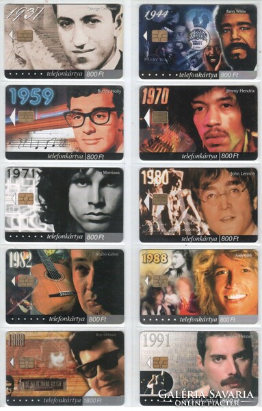 Hungarian phone card 1149 the world of music
