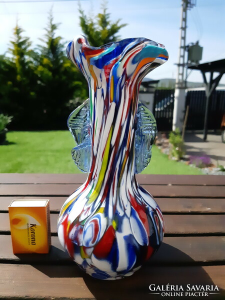 Old Murano style glass vase