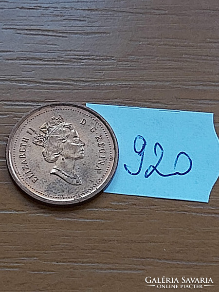 Canada 1 cent 2000 ii. Queen Elizabeth, zinc with copper coating 920