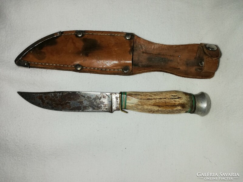 Vintage solingen hunting dagger with original case