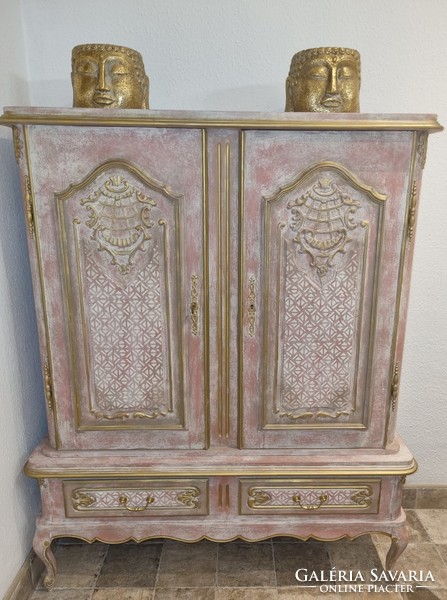 Neo-baroque dresser with shelves and drawers for sale!