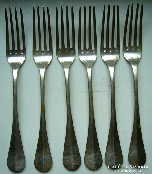 Silver forks (ag 0.800) 6 pcs.